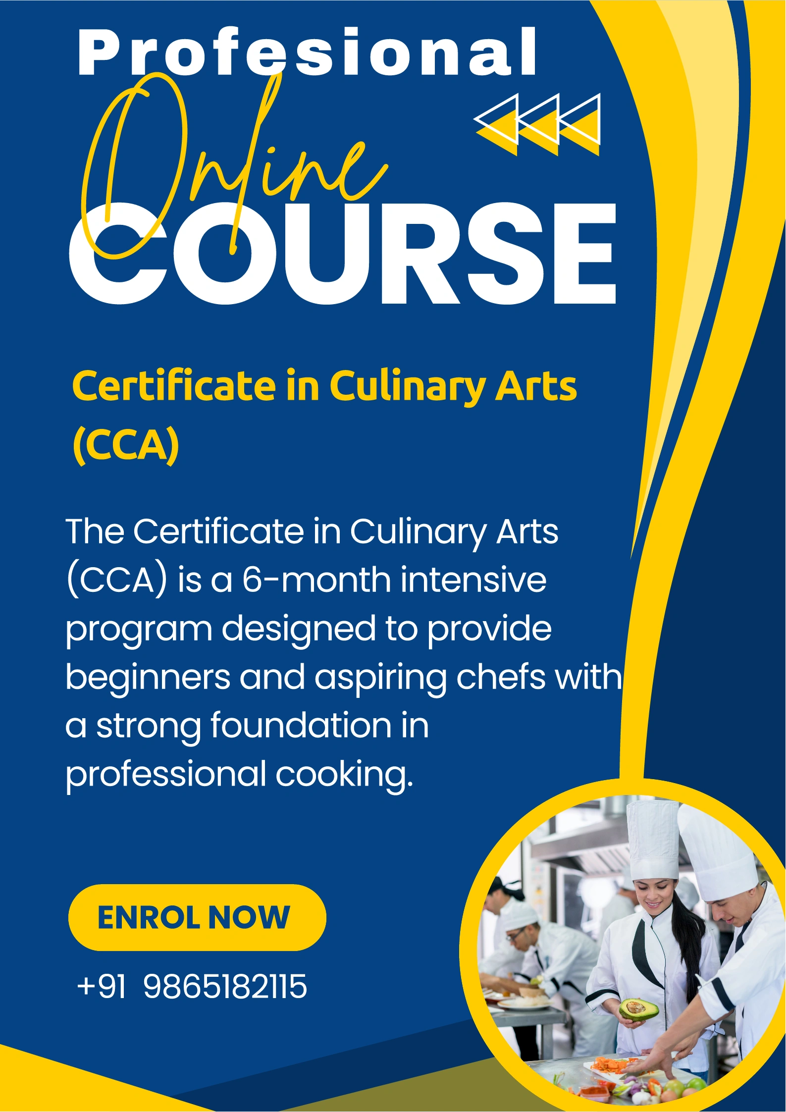 Culinary Arts Certificate